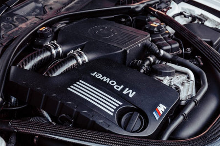 CSF Intercoolers CSF 2014+ BMW M3/M4 (F8X) Top Mount Charge-Air-Cooler - Crinkle Black