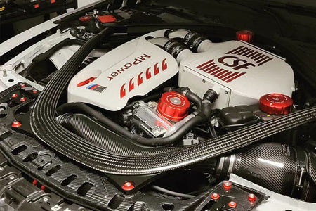 CSF Intercoolers CSF 2014+ BMW M3/M4 (F8X) Top Mount Charge-Air-Cooler - Raw Finish