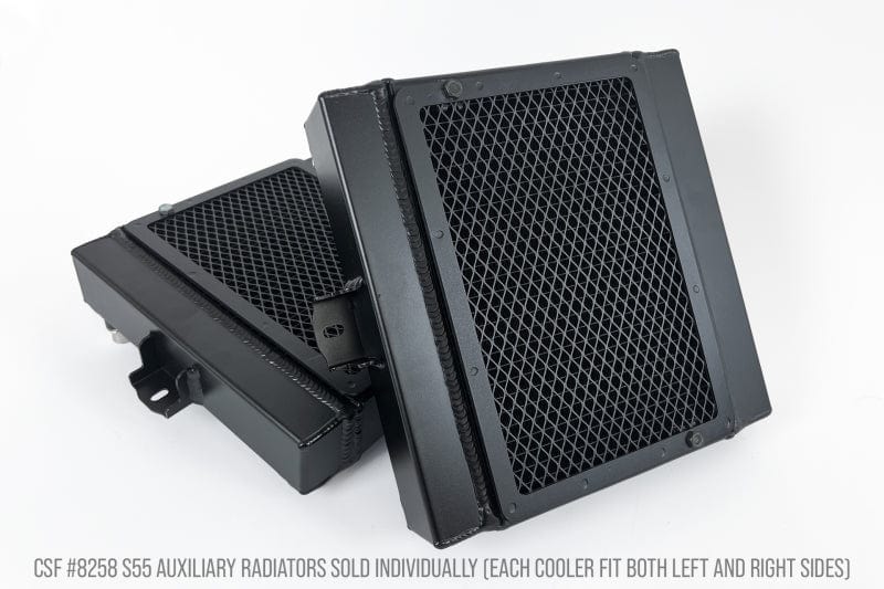 CSF Radiators CSF BMW F8X M3/M4/M2C Auxiliary Radiators w/ Rock Guards (Sold Individually - Fits Left and Right