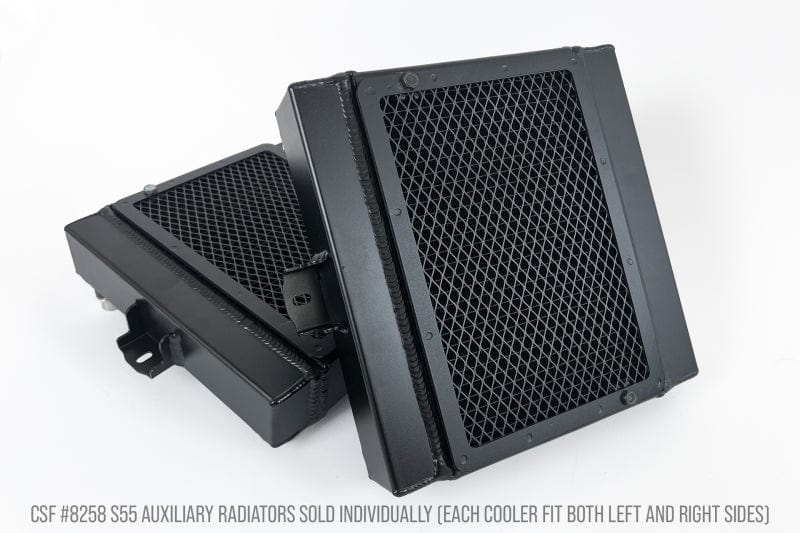 CSF Radiators CSF BMW F8X M3/M4/M2C Auxiliary Radiators w/ Rock Guards (Sold Individually - Fits Left and Right