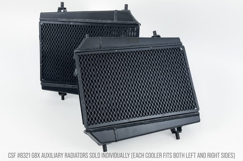 CSF BMW G8X M3/M4/M2 High-Performance Auxiliary Radiator - Single Radi ...