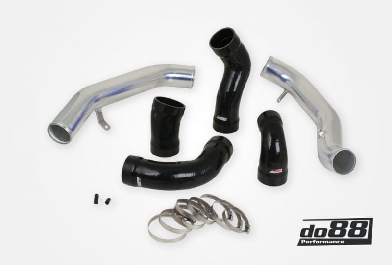 do88 Intercooler Pipe Kits do88 Volvo S60 V60 XC60 V70 XC70 S80 3.0L T6 Pressure Pipes w/Black Hoses
