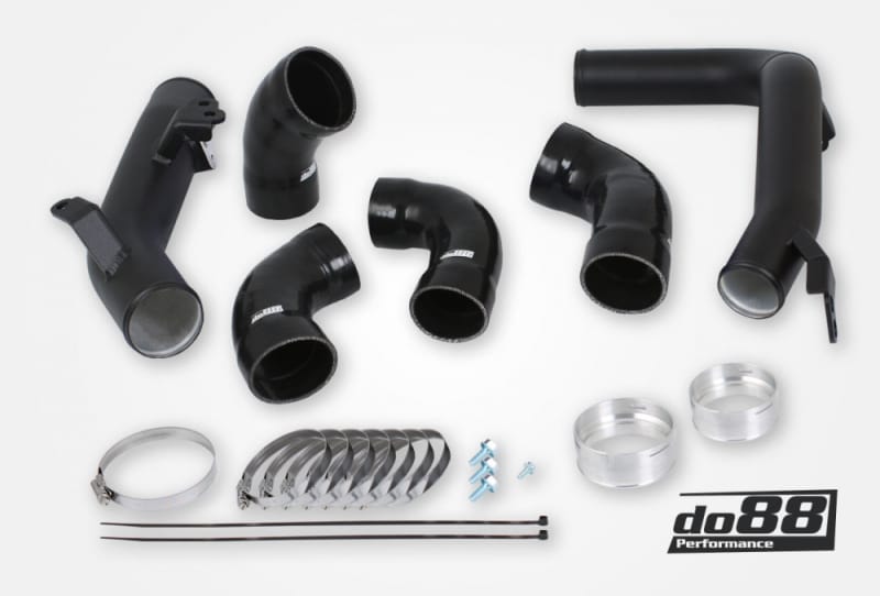 do88 Intercooler Pipe Kits do88 Volvo S60 V60 XC60 V90 S90 XC90 SPA Pressure Pipes Diesel do88 Intercooler Black Hoses