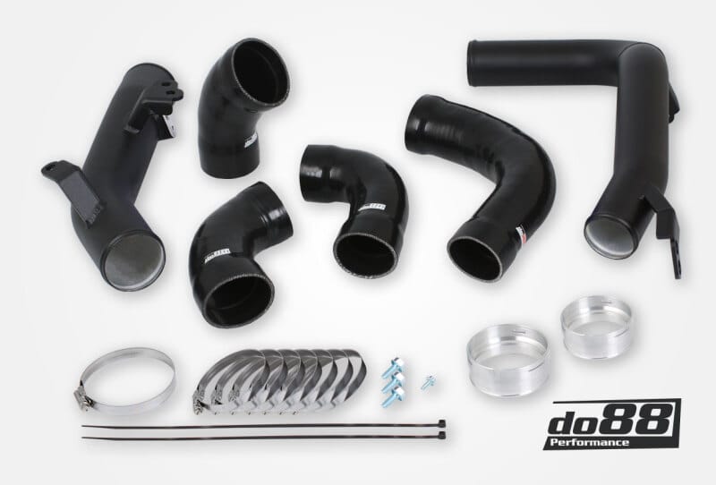 do88 Intercooler Pipe Kits do88 Volvo S60 V60 XC60 V90 S90 XC90 SPA Pressure Pipes T8 Petrol do88 Intercooler Black Hoses