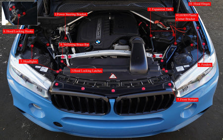 Downstar Inc. BMW 2014-2018 X5/X6 Dress Up Hardware Kit (F15/F16/F85/F86)