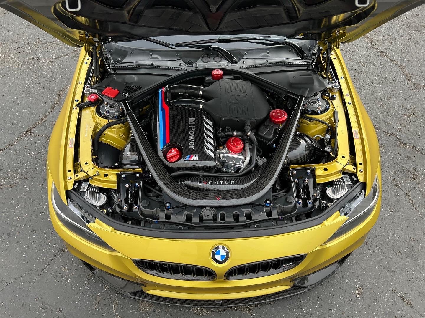 Downstar Inc. BMW F8x Aluminum Strut Brace Billet Dress Up Hardware Kit (M2C/M3/M4)