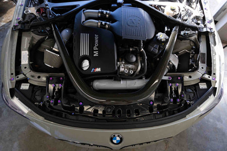 Downstar inc. Engine Bay Titanium BMW 2014-2019 M2C/M3/M4 Dress Up Hardware Kit (F80/F81/F82/F83/F87)