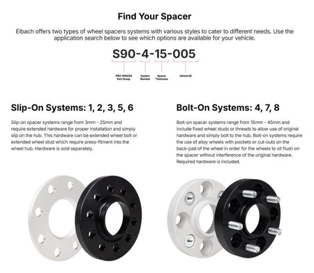 Eibach Wheel Spacers & Adapters Eibach 14-18 BMW 228i Pro-Spacer Kit (12mm Pair) (Black)