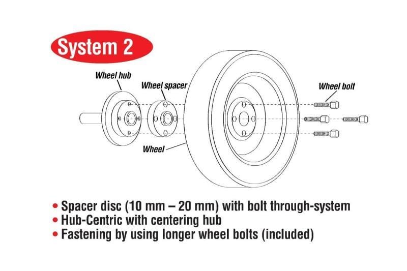 Eibach Wheel Spacers & Adapters Eibach Pro-Spacer System - 10mm Spacer / 5x120 Bolt Pattern / Hub Center 72.5 for 15-17 BMW M4 F83