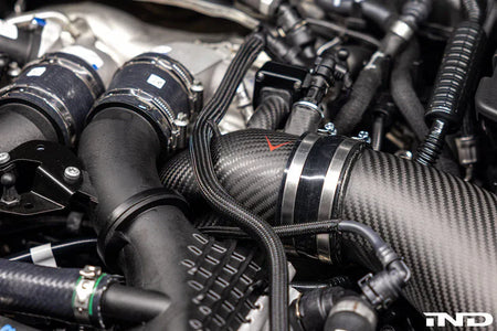 Eventuri Performance Matte Carbon Eventuri BMW G90 / G99 M5 (S68) Carbon Turbo Inlet Set