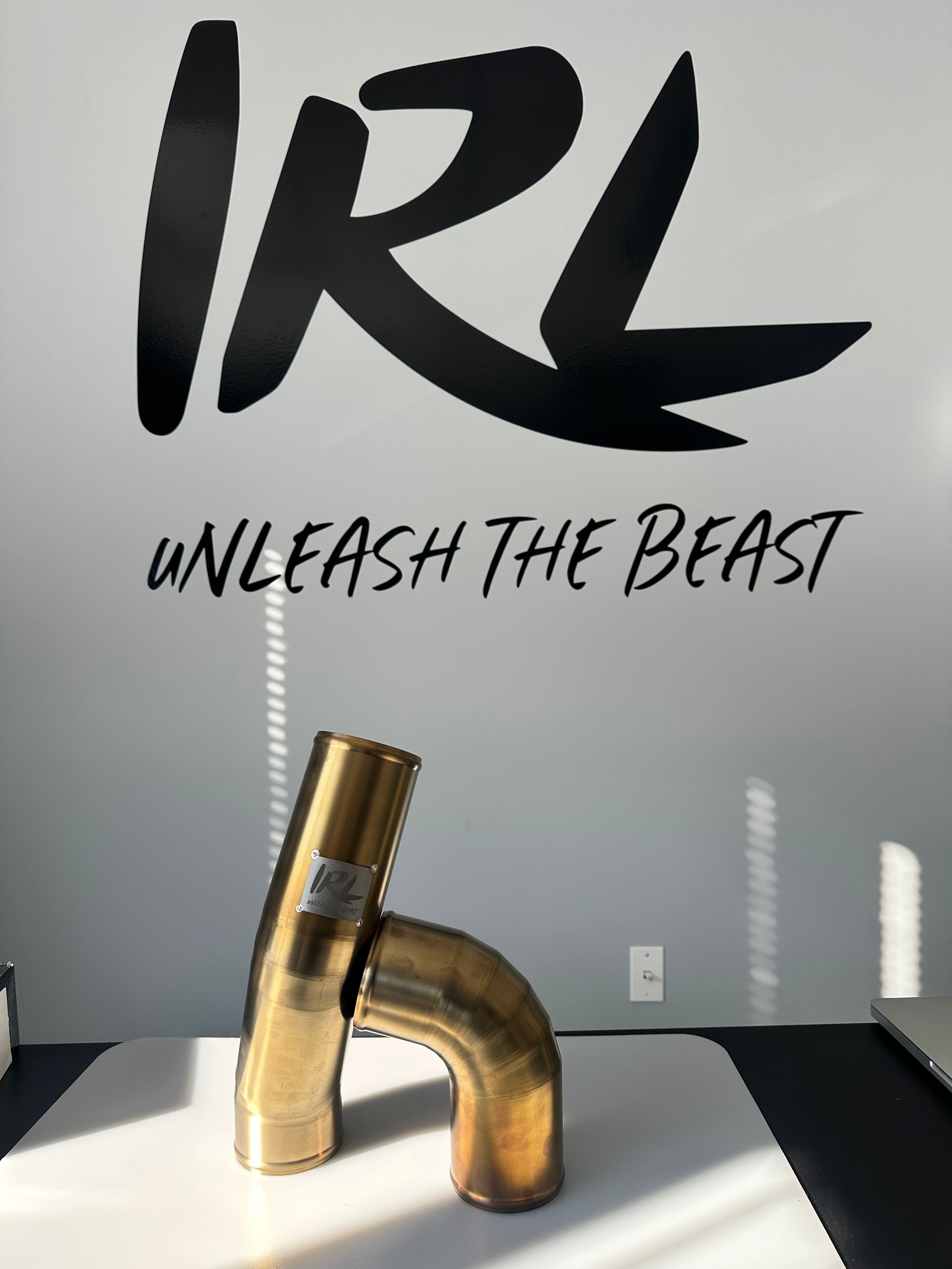 IRL LLC INTAKE Gold / Blue IRL G8x Titanium Front Mount Intakes