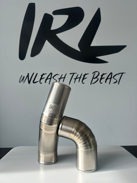 IRL LLC INTAKE Raw / Blue IRL G8x Titanium Front Mount Intakes