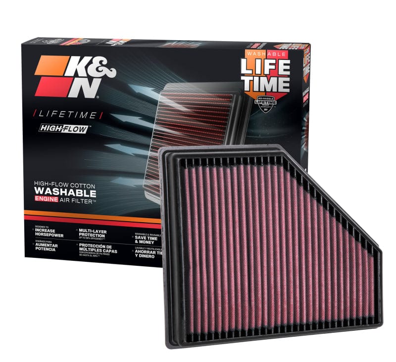 K&N Engineering Air Filters - Drop In K&N 2019 BMW 330I L4-2.0L Turbo F/I/DSL Replacement Drop In Air Filter