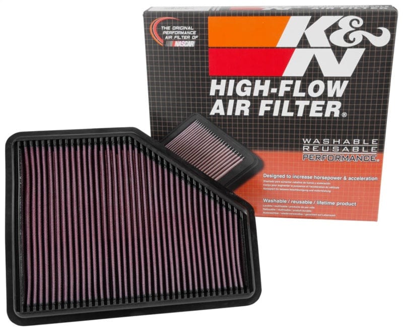 K&N Engineering Air Filters - Drop In K&N Replacement Air Filter 15-16 BMW 330I 2.0L