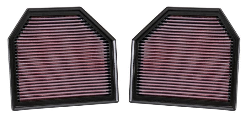 K&N Engineering Air Filters - Drop In K&N Replacement Air Filter for 11-14 BMW M5/M6 4.4L V8 / 2015 M4/M3 3.0L I6  (2 per box)