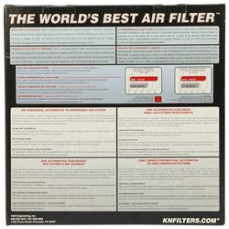 K&N Engineering Air Filters - Universal Fit K&N Universal Clamp-On Air Filter 6in FLG / 7-1/2in B / 4-1/2in T / 5in H