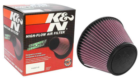 K&N Engineering Air Filters - Universal Fit K&N Universal Clamp-On Air Filter 6in FLG / 7-1/2in B / 4-1/2in T / 5in H