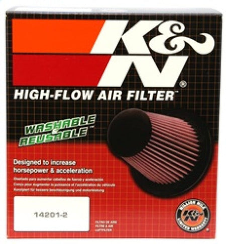 K&N Engineering Air Filters - Universal Fit K&N Universal Clamp-On Air Filter 6in FLG / 7-1/2in B / 4-1/2in T / 5in H