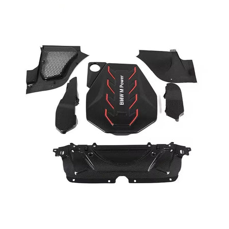LAB Engine Bay G90 G99 M5 Dry Carbon Engine Bay Kit (6-Pieces)