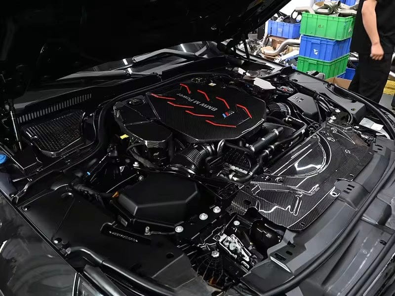 LAB Engine Bay G90 G99 M5 Dry Carbon Engine Cover