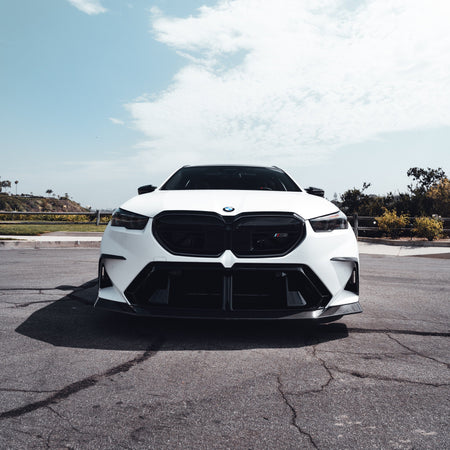 LAB Front Lip BMW G90 G99 M5 Pre Preg Dry Carbon Front Lip LAB Style