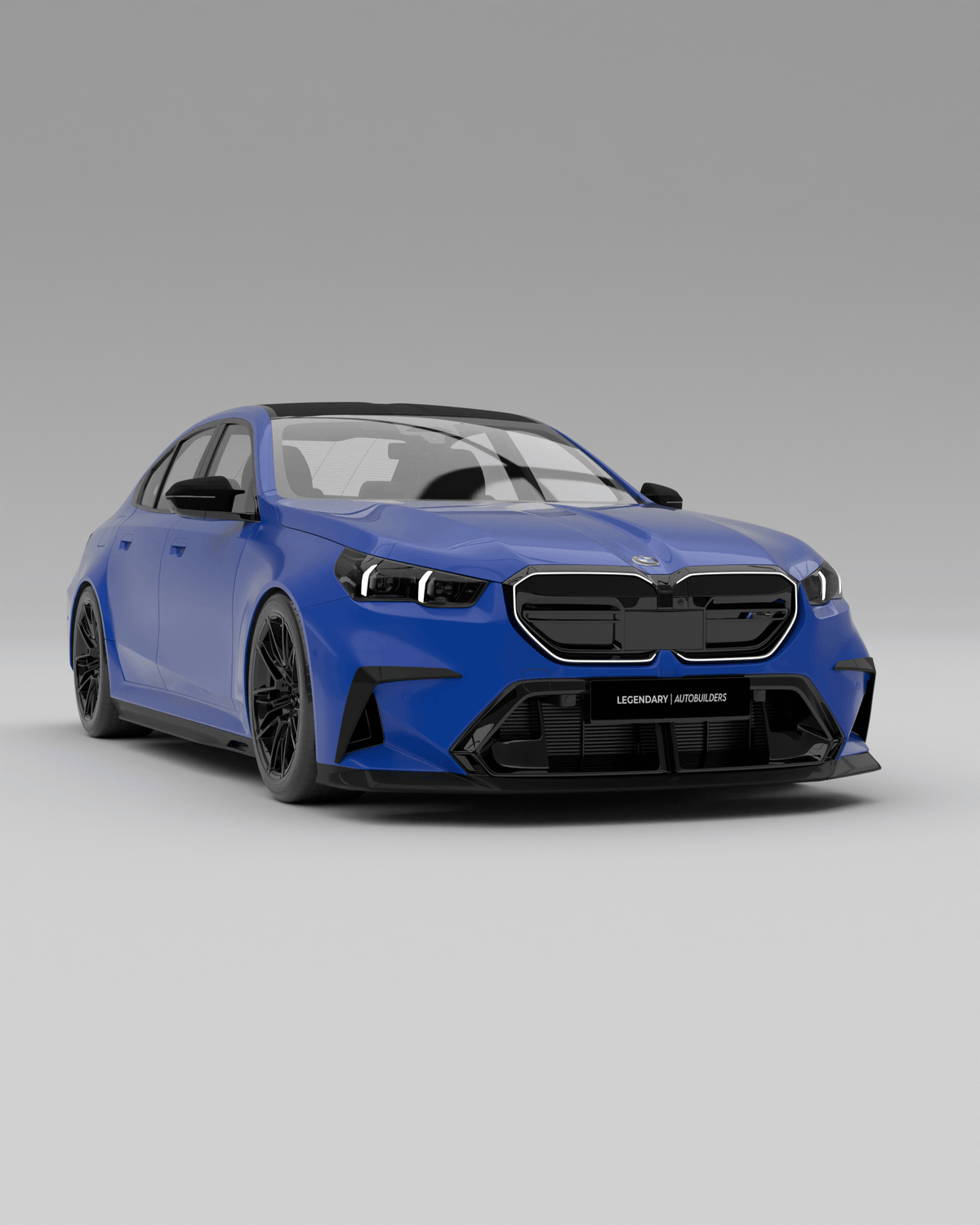 LAB Front Lip BMW G90 G99 M5 Pre Preg Dry Carbon Front Lip LAB Style