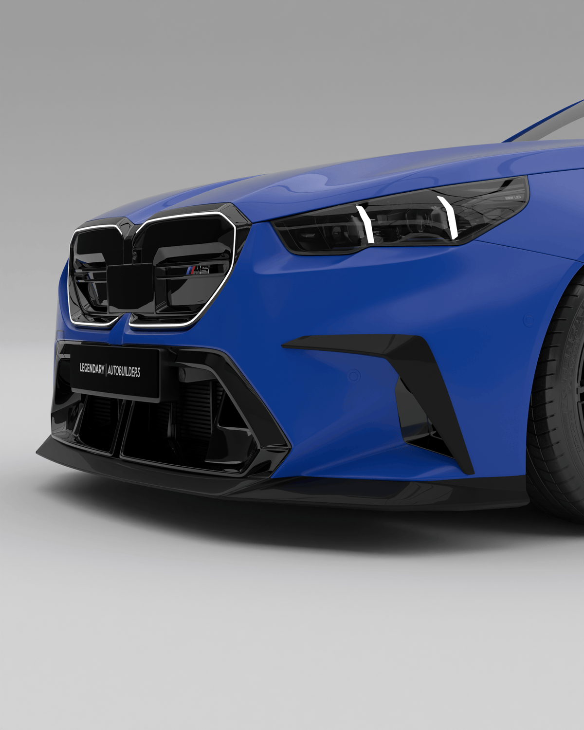 LAB Front Lip BMW G90 G99 M5 Pre Preg Dry Carbon Front Lip LAB Style