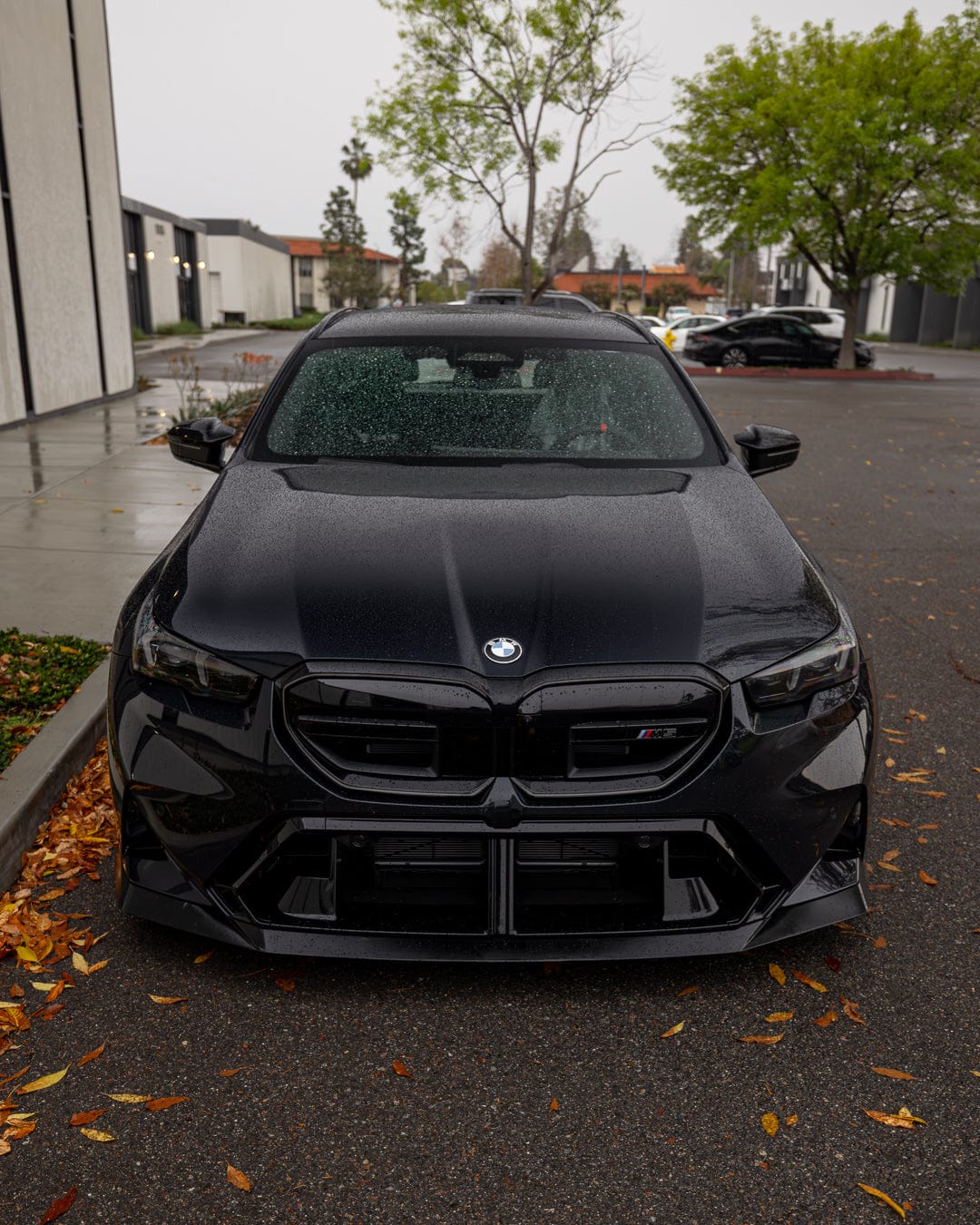 LAB Front Lip BMW G90 G99 M5 Pre Preg Dry Carbon Front Lip LAB Style