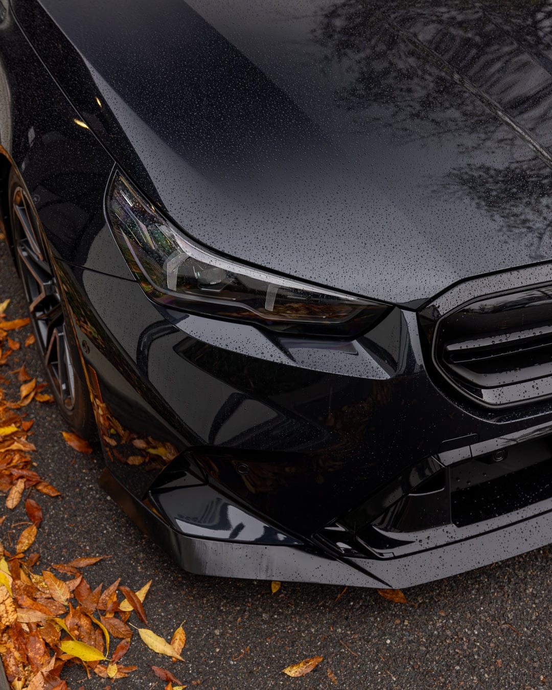 LAB Front Lip BMW G90 G99 M5 Pre Preg Dry Carbon Front Lip LAB Style