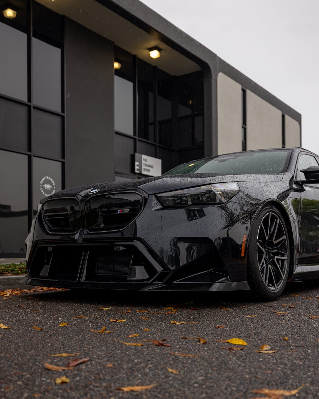 LAB Front Lip BMW G90 G99 M5 Pre Preg Dry Carbon Front Lip LAB Style