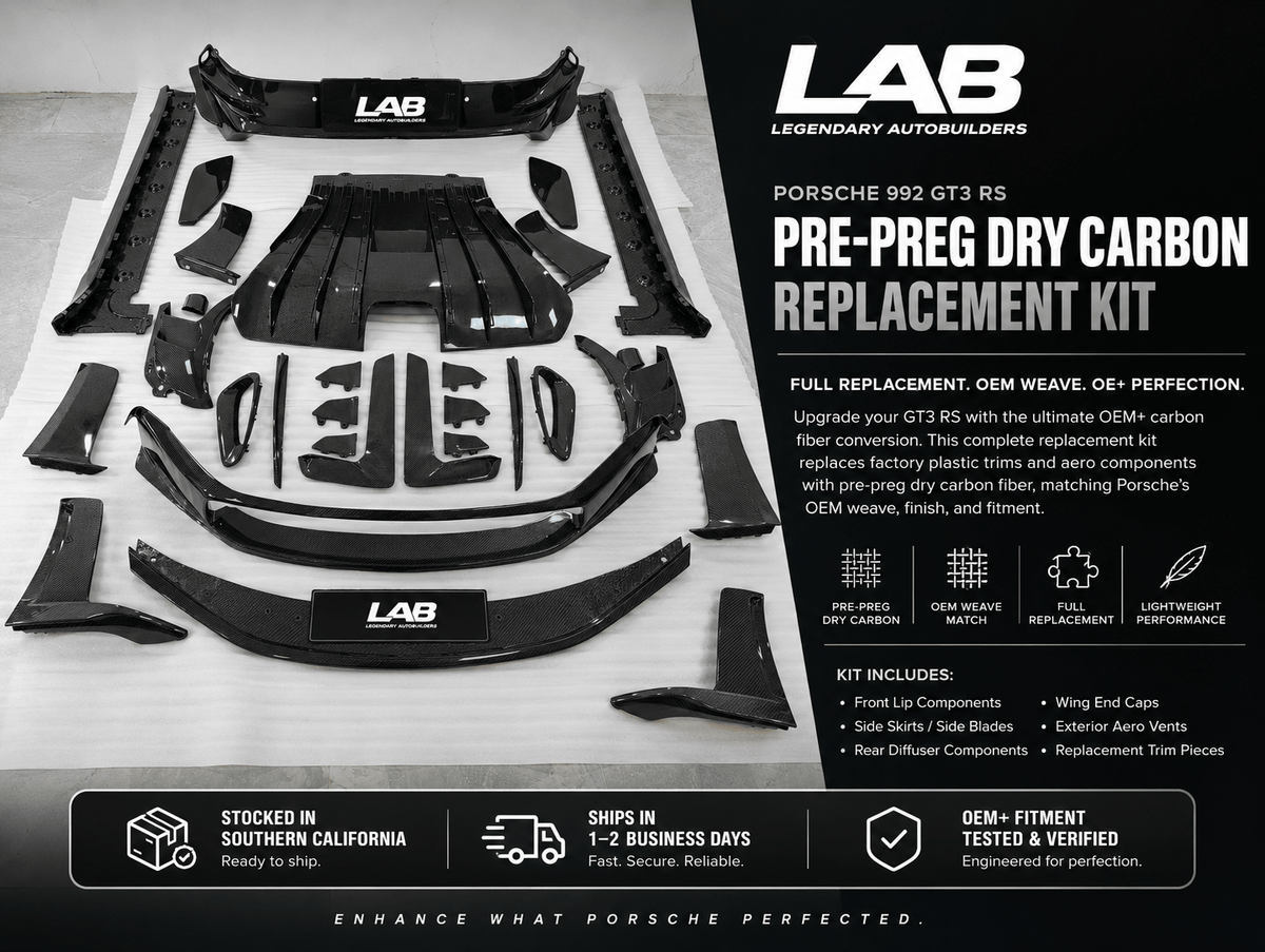 Legendary | Autobuilders Aero 992 911 GT3RS Carbon Replacement Kit