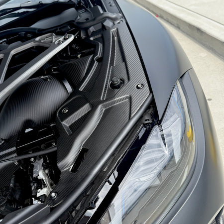 Legendary | Autobuilders Engine Bay BMW G87 M2 Pre-Preg Carbon Engine Bay Trims (Front Corners)