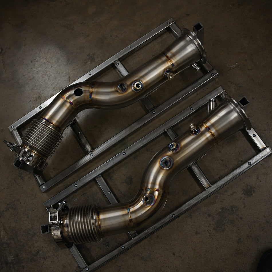 Legendary | Autobuilders Exhaust LAB Temerario Catless Downpipes