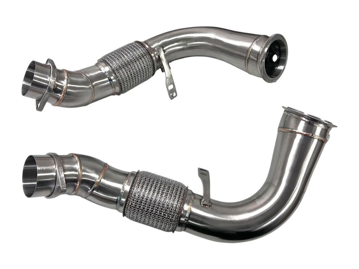 MAD Exhaust MAD BMW 2024+ X5M X6M F95 LCI F96 LCI Competition S68 Primary Downpipes Catless