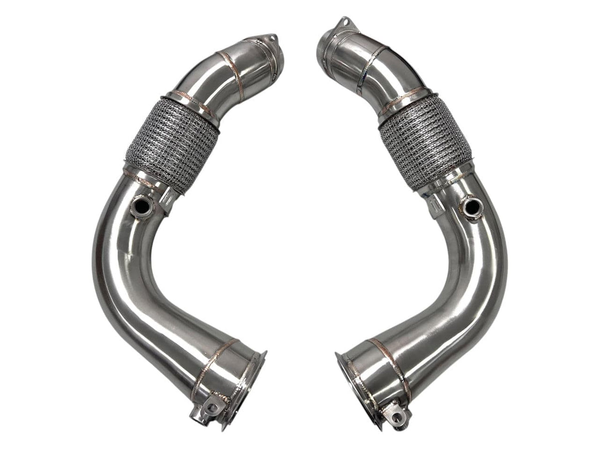 MAD Exhaust MAD BMW 2024+ X5M X6M F95 LCI F96 LCI Competition S68 Primary Downpipes Catless
