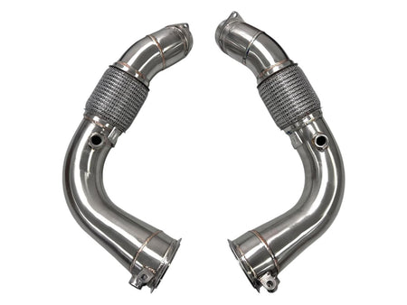 MAD Exhaust MAD BMW 2024+ X5M X6M F95 LCI F96 LCI Competition S68 Primary Downpipes Catless