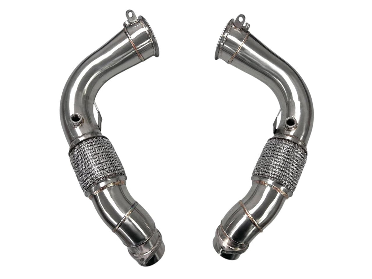 MAD Exhaust MAD BMW 2024+ X5M X6M F95 LCI F96 LCI Competition S68 Primary Downpipes Catless