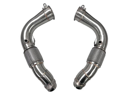 MAD Exhaust MAD BMW 2024+ X5M X6M F95 LCI F96 LCI Competition S68 Primary Downpipes Catless