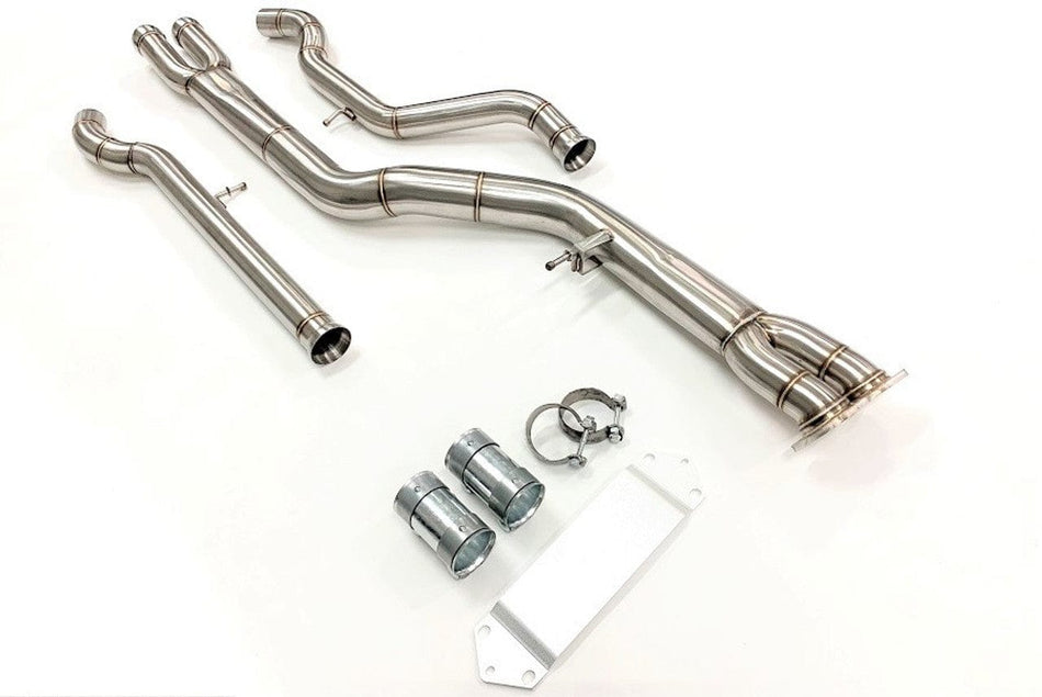 MAD Exhaust MAD BMW F8x M3 M4 S55 Single Midpipe (Brace Included)