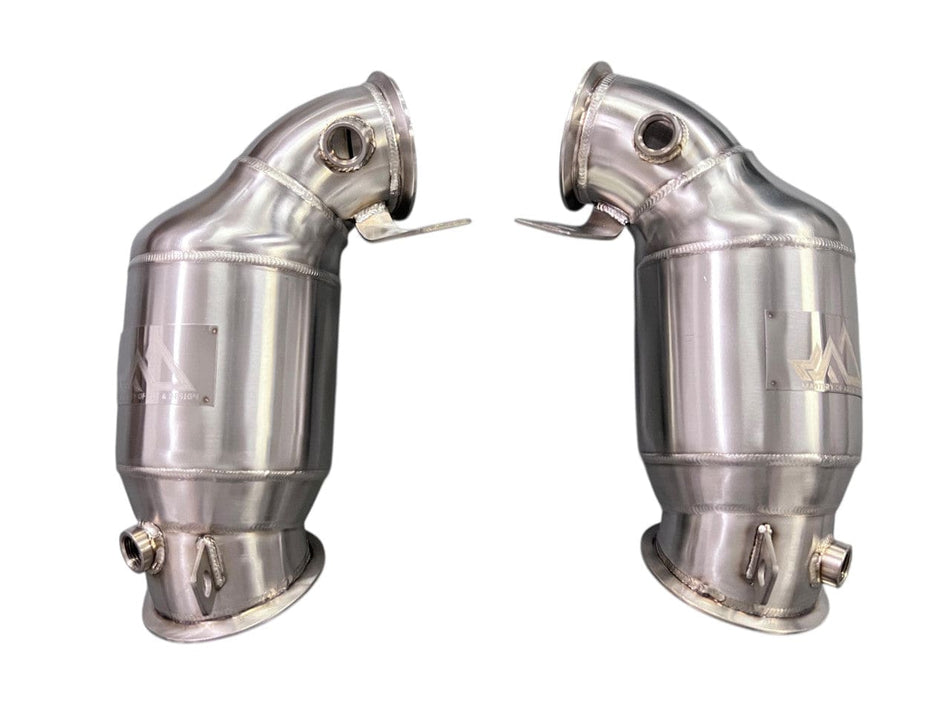 MAD Exhaust MAD BMW F9x M5 M8 Catted Downpipes W/ No CEL Guarantee