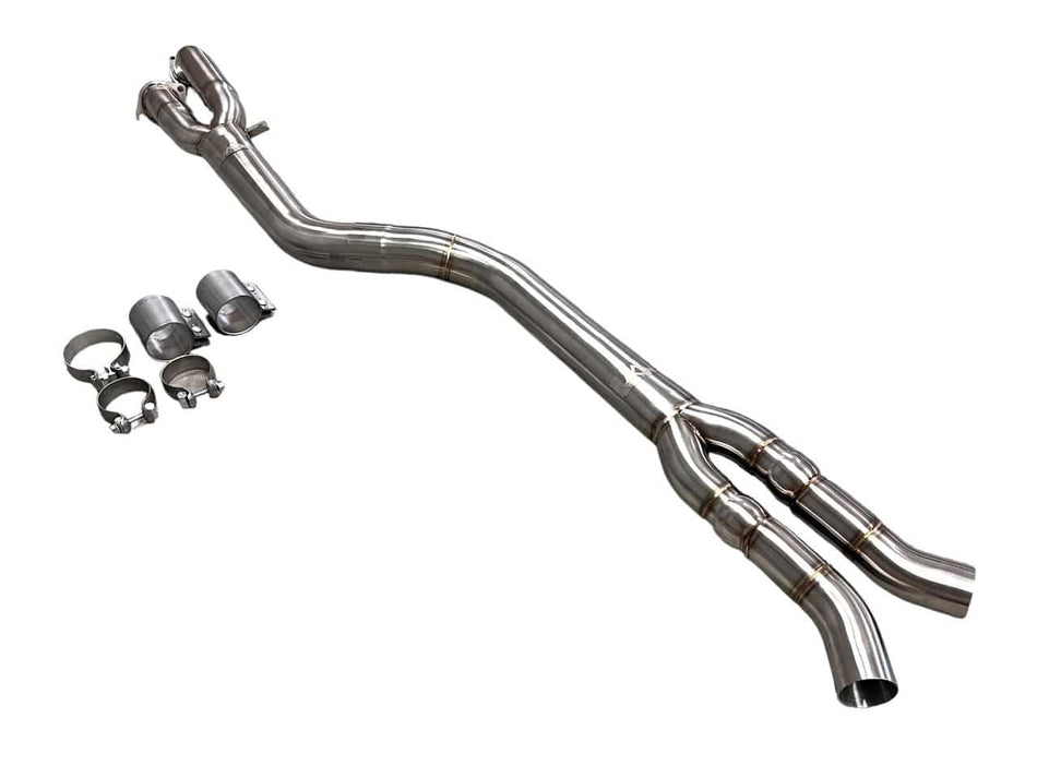 MAD Exhaust MAD BMW G87 M2 S58 Non-Resonated Single Midpipe