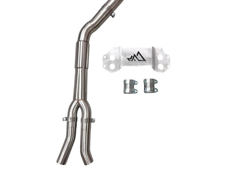 MAD Exhaust MAD BMW G8x M3 M4 S58 Resonated Single Midpipe (Brace Included)