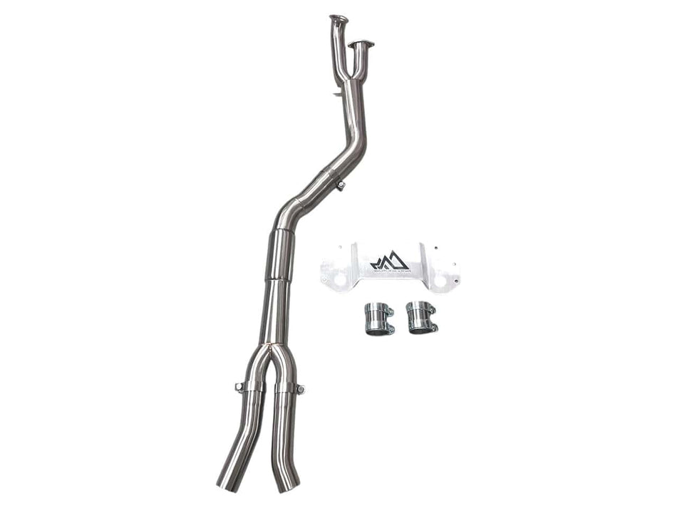 MAD Exhaust MAD BMW G8x M3 M4 S58 Resonated Single Midpipe (Brace Included)