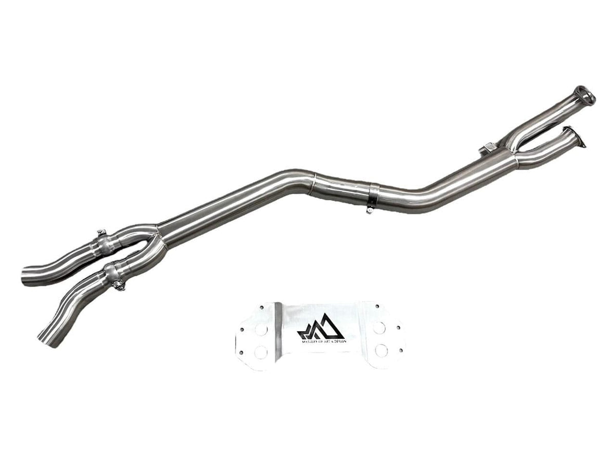 MAD Exhaust MAD BMW G8x M3 M4 S58 Single Midpipe (Brace Included)