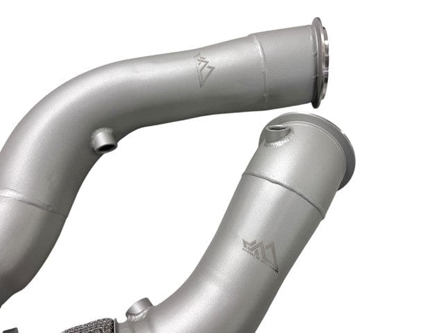 MAD Exhaust MAD BMW S55 3.5" Fat Boy Downpipes M2C M3 M4 W/ Flex Section