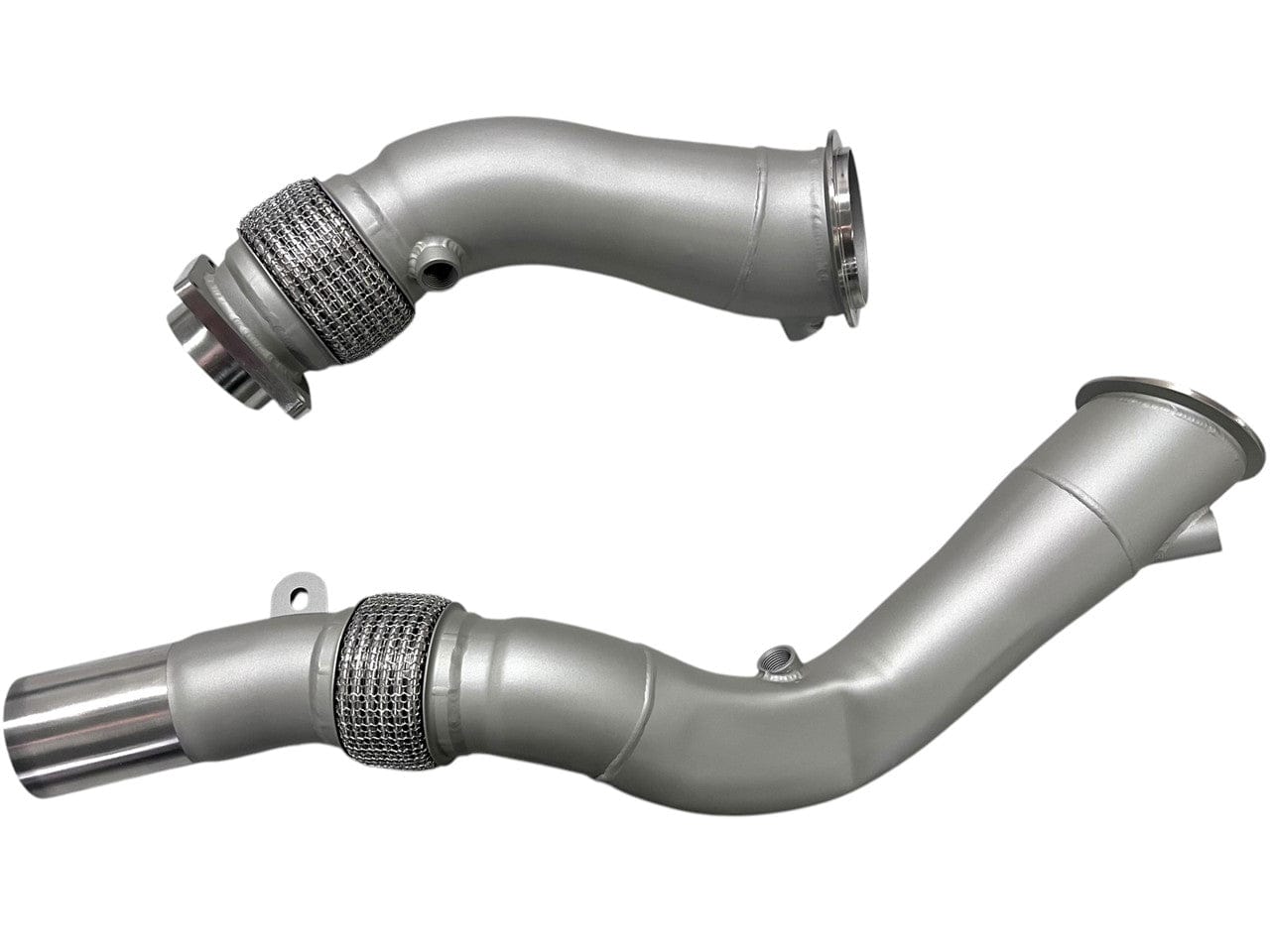 MAD Exhaust MAD BMW S55 3.5" Fat Boy Downpipes M2C M3 M4 W/ Flex Section