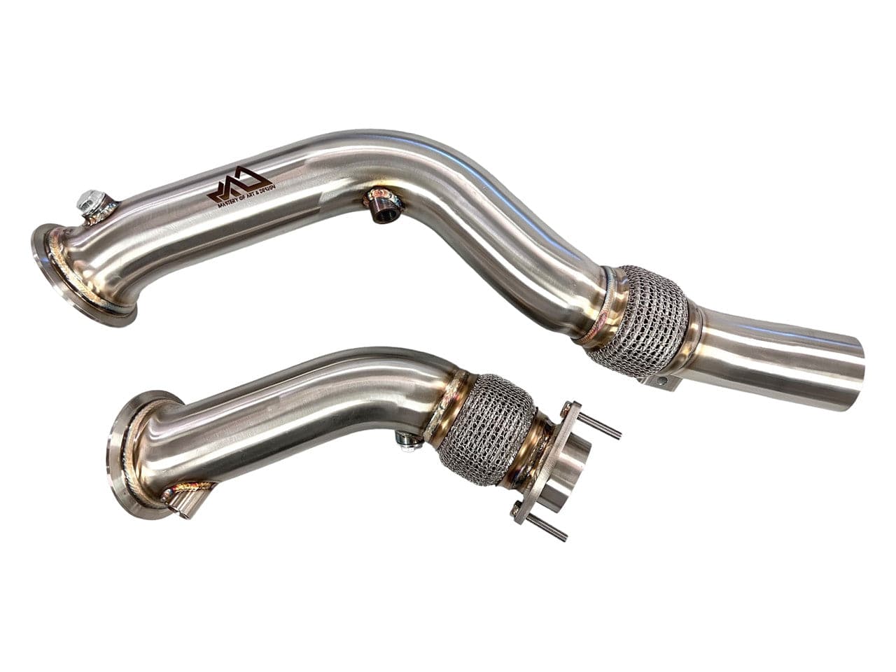 MAD Exhaust MAD BMW S55 Downpipes M2C M3 M4 W/ Flex Section