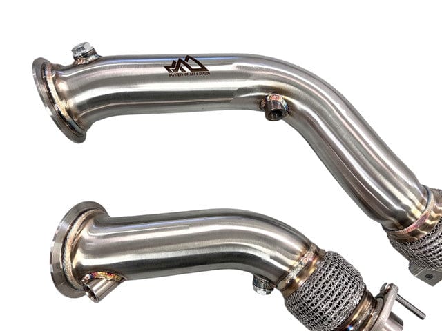 MAD Exhaust MAD BMW S55 Downpipes M2C M3 M4 W/ Flex Section