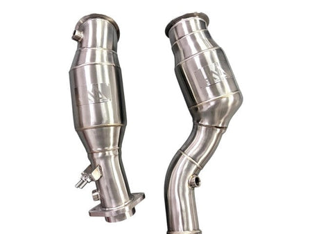 MAD Exhaust MAD BMW S58 Catted Downpipes M3 M4 G80 G82 G83 W/ No CEL Guarantee & Flex Section