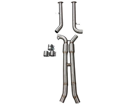 MAD Exhaust MAD BMW S58 Resonated H-Pipe Midpipe M3 M4 G80 G82 G83